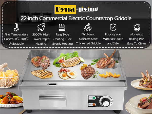 Commercial Electric Griddle