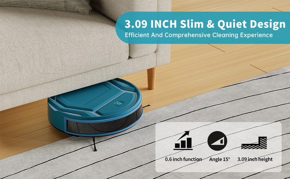 OKP Robot Vacuum, WiFi/App/Alexa, Automatic Charging