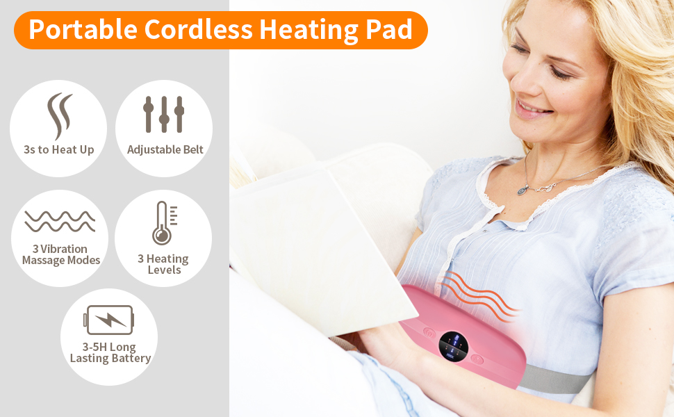 Menstrual Heating Pads, Period Heating Pad for Cramps with