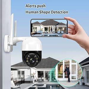 security camera human shape detection