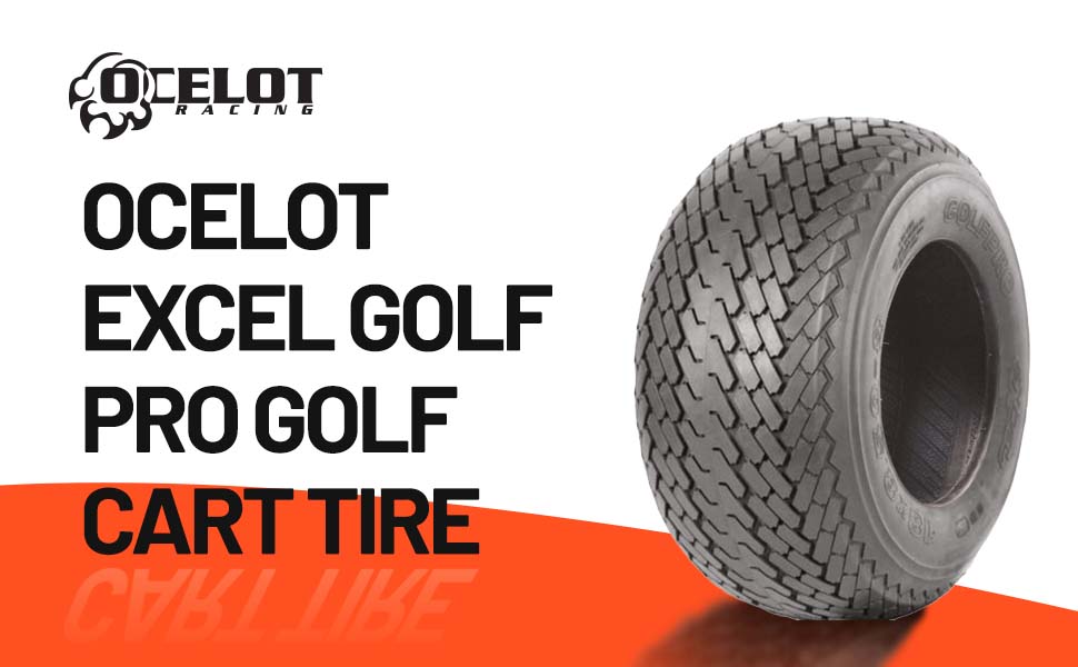 Ocelot Excel Golf Pro Golf Cart Tire 18x8.58, Fits Club