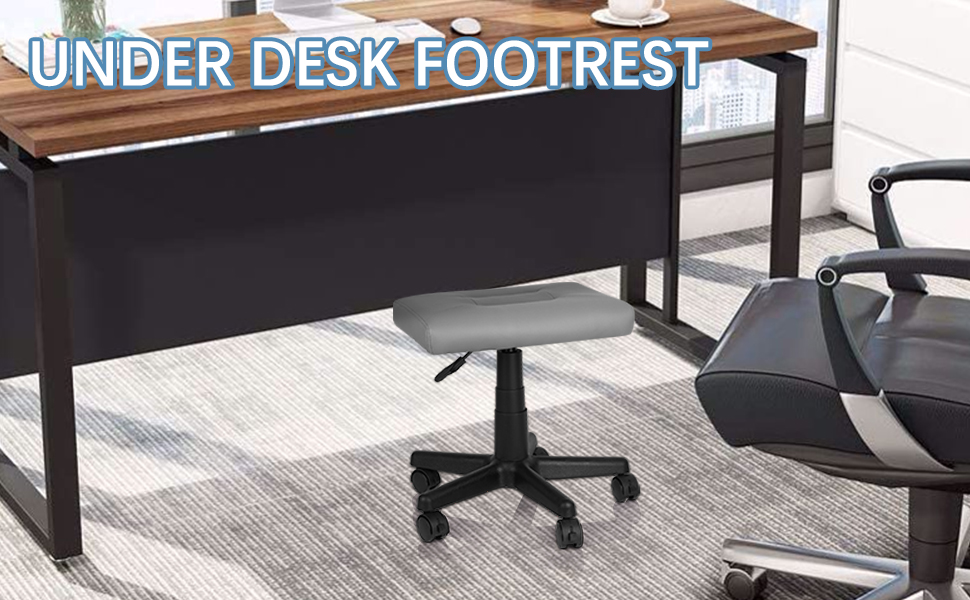 Lilithye Footrest Stool Under Desk Adjustable Height
