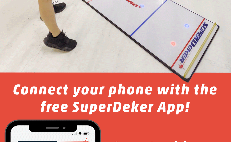 SuperDekerPRO Advanced Ice Hockey Training System Real