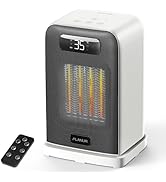 FLANUR Tragbarer Heizlüfter mit Thermostat, 1500W PTC-Keramik-Schnellheizung & ECO-Modus - 2-in-1...