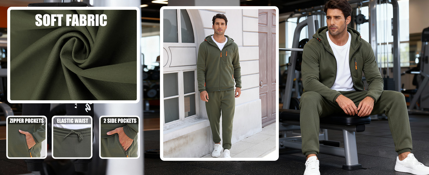 mens tracksuit set
