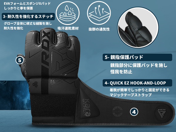 Amazon | 【UK No1 ボクシング・MMAブランド】 RDX オープン