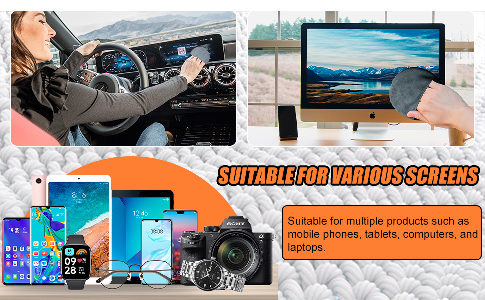 Car Touch Screen Wipes, Dashboard Display Cleaning