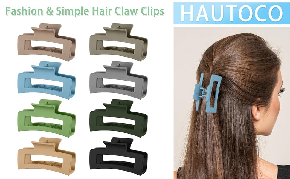Large Hair Claw Clips