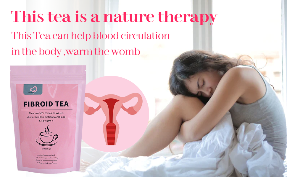 Aromlife Natural Fibroid Tea Pack of 2, Fibroid Shrink & Ovarian Cysts Natural