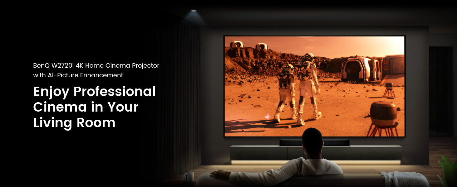 BenQ W2720i AI-Powered Home Cinema Projector