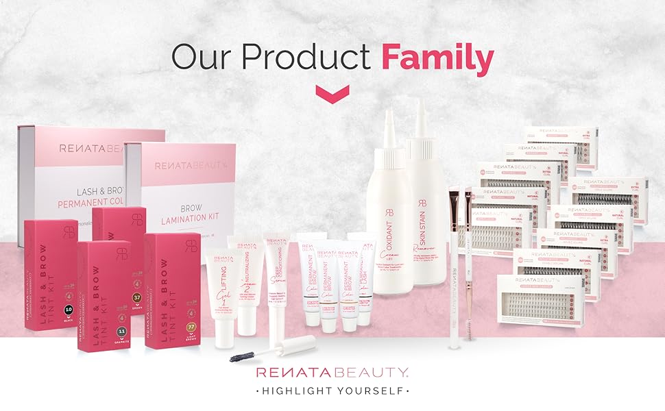 Renata Beauty Lash and Brow Tint Kit Eyelash & Eyebrow