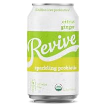 revive sparkling probiotic beverage sparkling juice citrus ginger