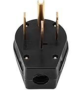 14-50P 50A Generator Four-Hole Plug, 4-Pin Nema Plug, Socket European and Travel Power Plug