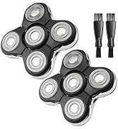 Balder Pro Replacement Head Compatible with Remington Balder Pro Head Shaver XR7000, 2 Pack Remin...