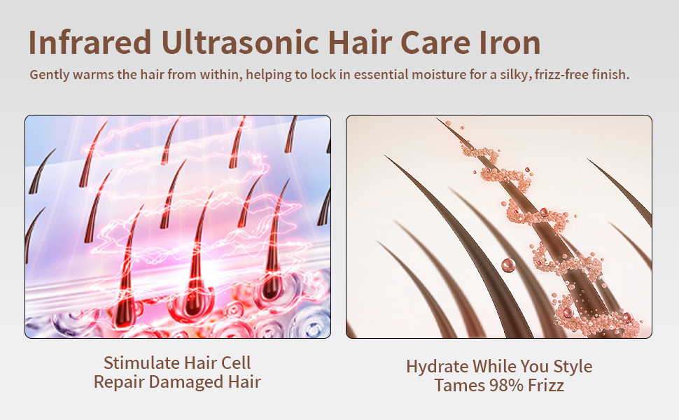 トリートメント Ultrasonic Hair Care Wand Amazon.com : Ultrasonic Infrared Hair Care Iron Recovers The