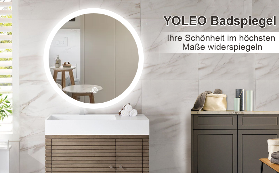 yoleo badkamerspiegel