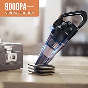 Handheld Vacuum Cleaner Cordless, HONITURE 9000Pa/120W Powerful Lightweight Portable Hand Vacuum Cleaner, 30mins Runtime, Rechargeable 3-4 Hours Fast, Low Noise, For Pet Hair,Car And Home 12 Handheld Vacuum Cordless Vacuum Cleaner Powerful Lightweight Rechargeable Car Vacuum Cleaner