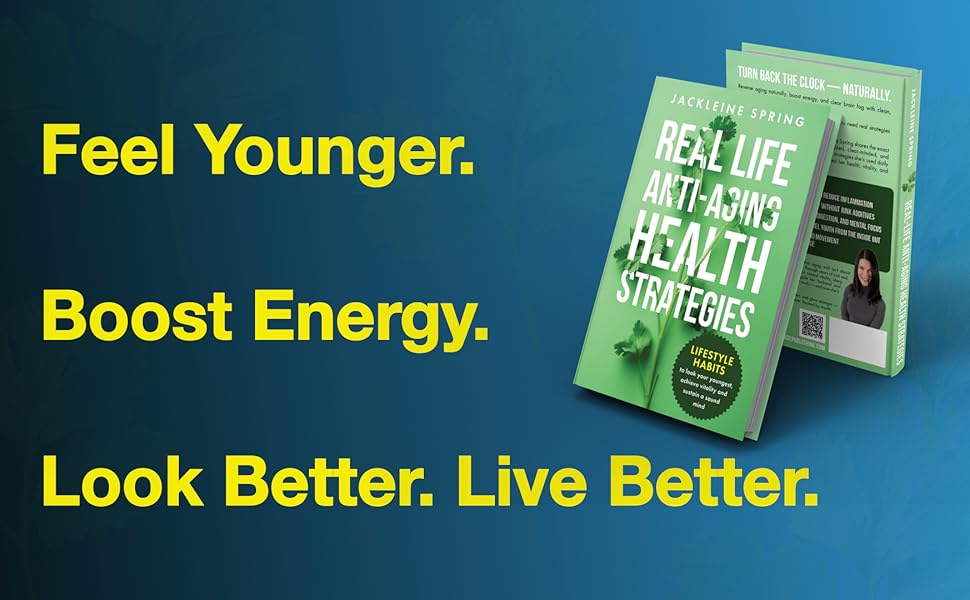 Clean living book for wellness to boost energy, clear brain fog, and support looking younger