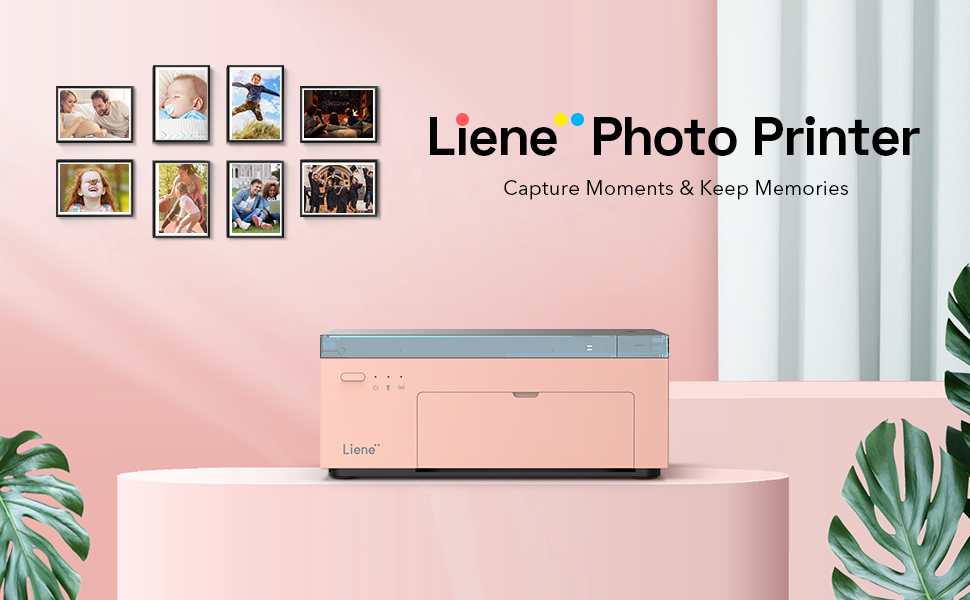 Liene 4x6'' Photo Printer Bundle (60 Sheets + 2 Ink