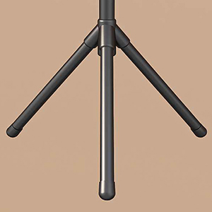 Easy-To-Assemble Floor-Standing Hat And Coat Rack Made Of Wrought Iron For Office Bedroom Creative Coat Hanger 19 66