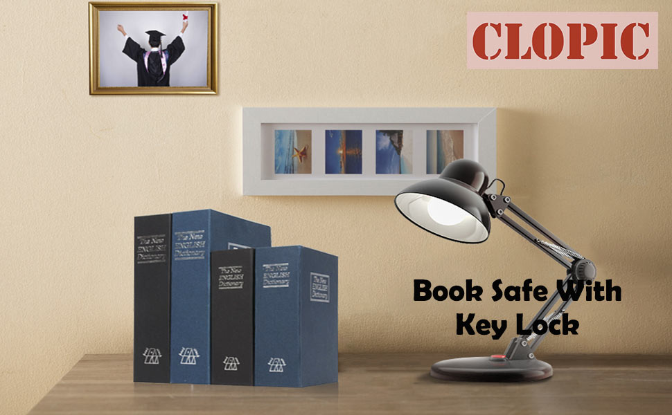 Clopic Book Safe Locker