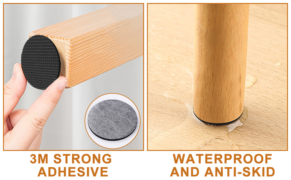 HAOBAOBEI Non Slip Furniture Pads, Set of 36 2 Inch