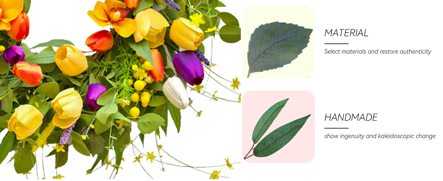 spring wreaths for front door