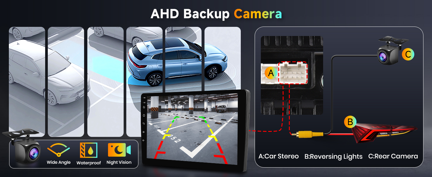 Car stereo with backup camera