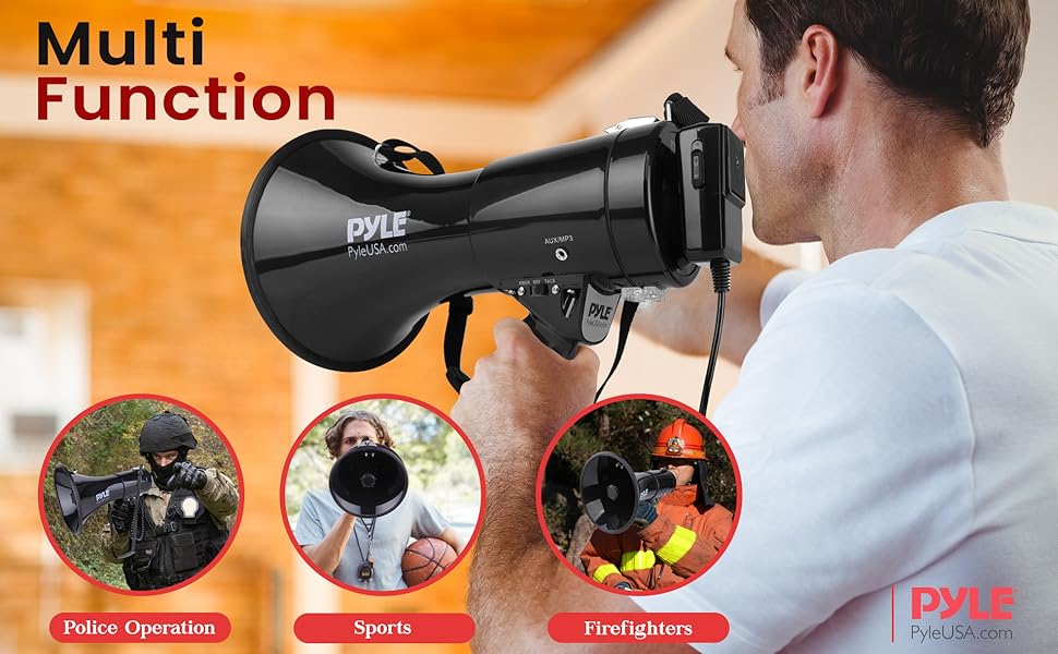 Megaphone Speaker;Megaphone;PA Bullhorn;PA Speaker;