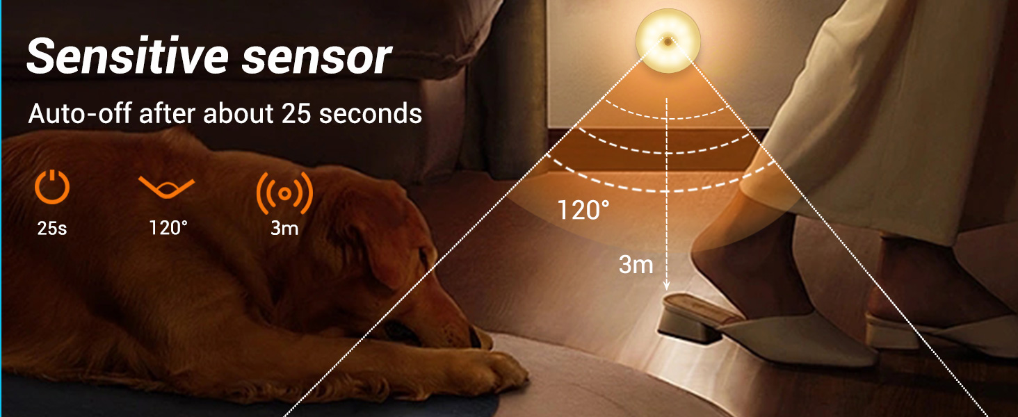 motion sensor stair lights rechargeable