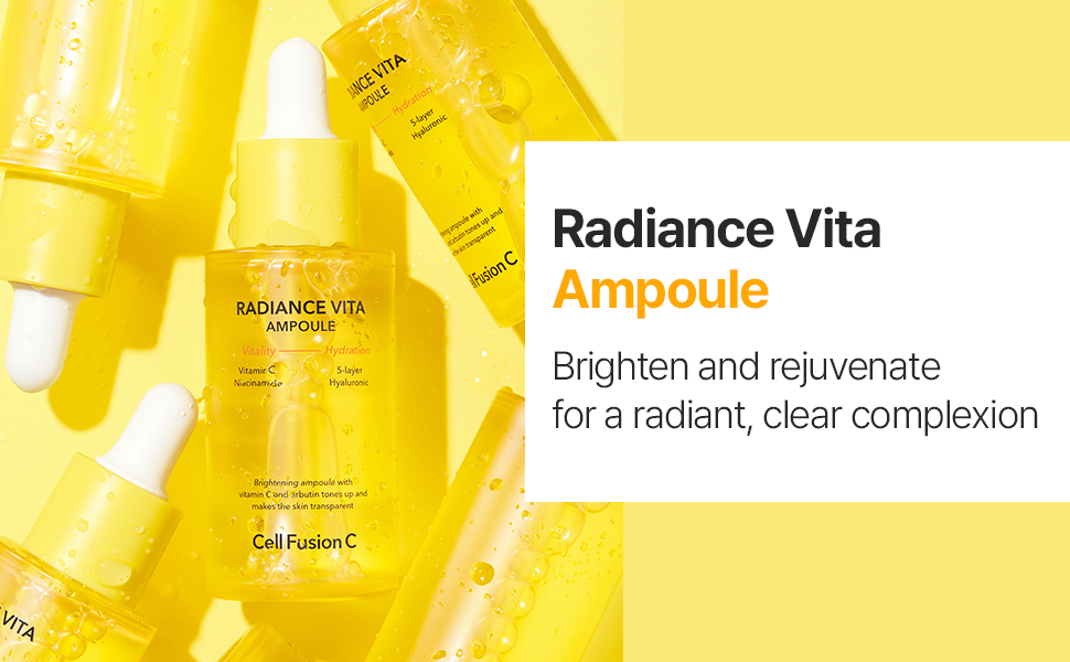 ❷CELL VITAL SERUM & AMPOULE セット Amazon.com: Cell Fusion C Radiance Vita Serum, Arbutin 1% +