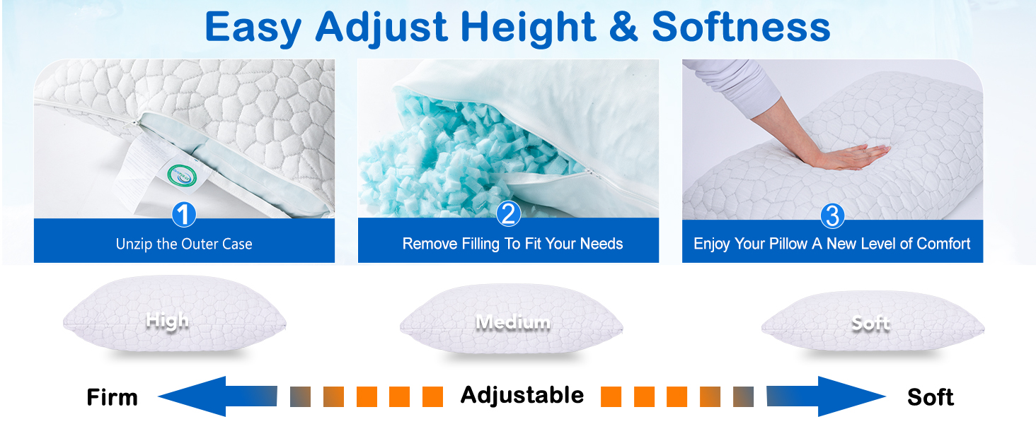 Adjustable pillow