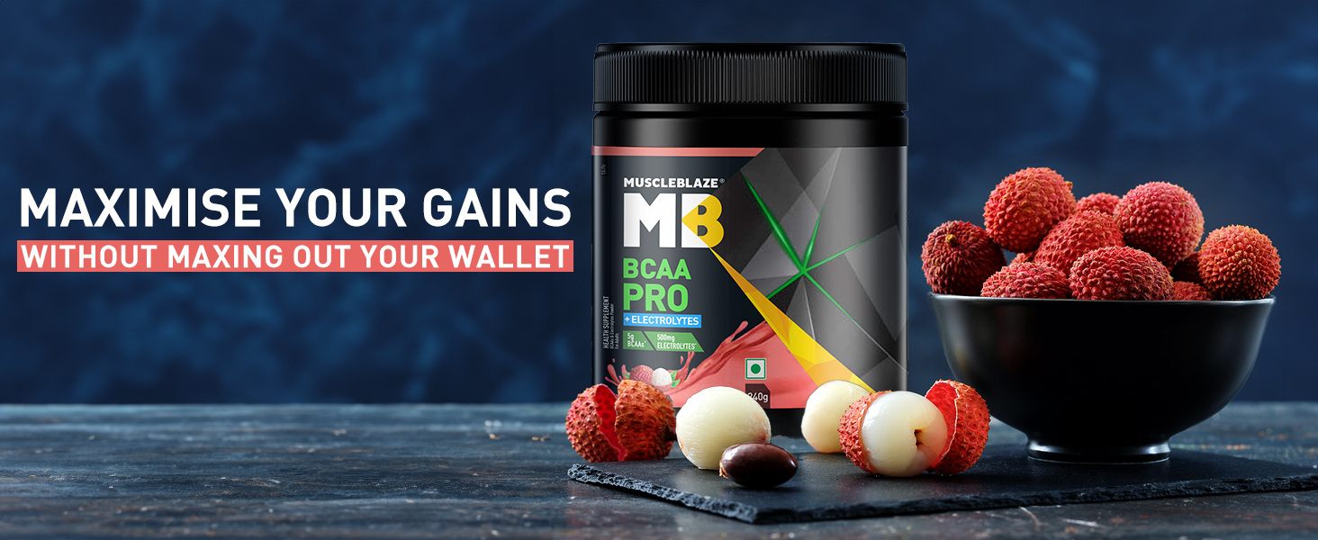 bcaa powder energy amino acids gym bodybuilding health drink pre post workout intra litchi