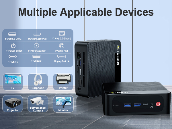 Amazon.com: Beelink Mini PC AMD Ryzen 7 5825U Up to 4.5GHz