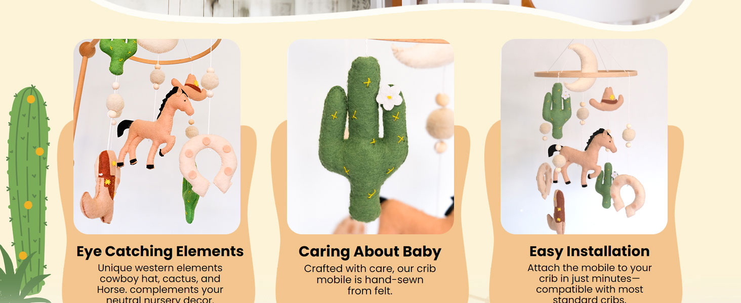 Western Baby Mobile