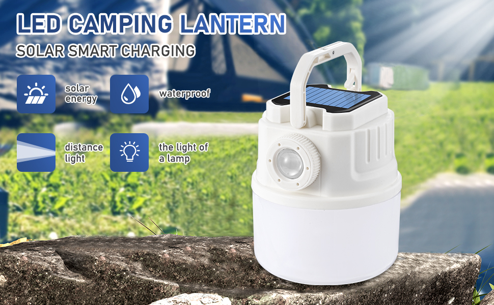 AIMMIE LED Camping Lantern Rechargeable Camping Light with Remote