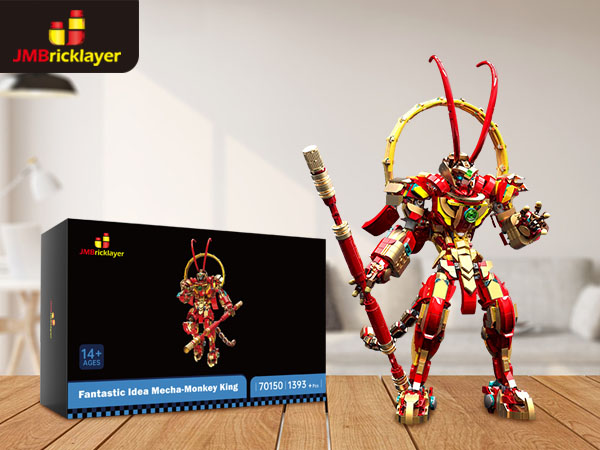 JMBricklayer Robot Mech Monkey King Building Sets for Adults