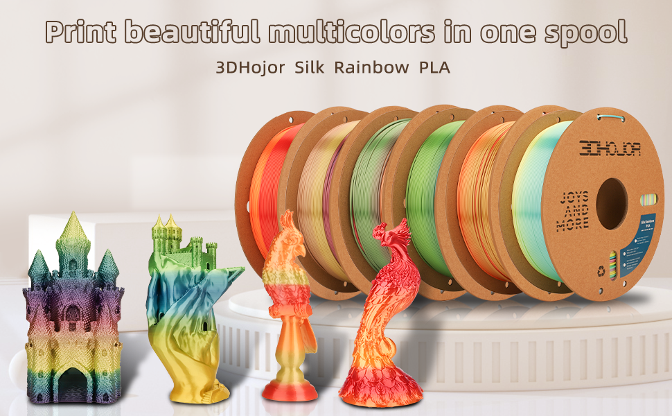 Silk rainbow pla
