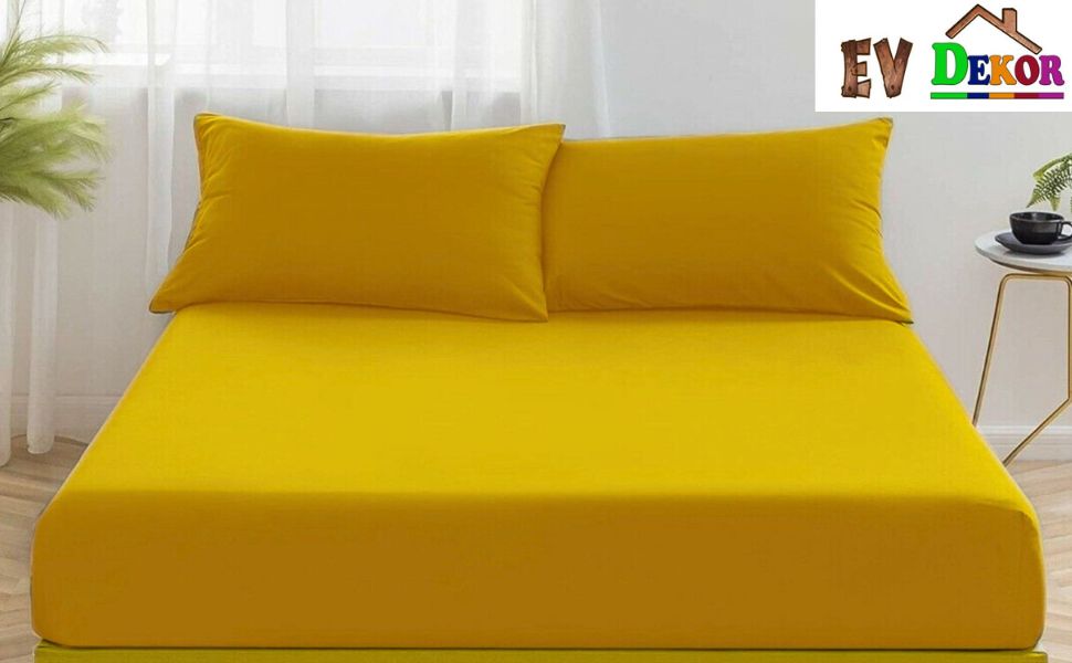 Microfiber fitted sheet