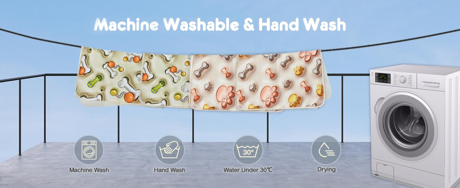 Washable pee pads