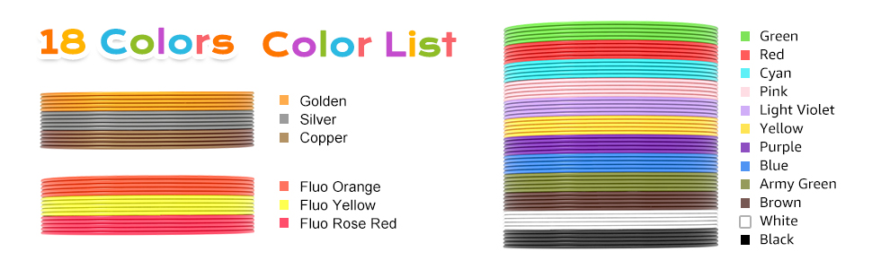 1.75mm 3D pen Filament