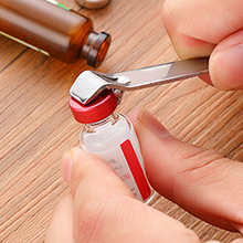 Oral liquid bottle opener