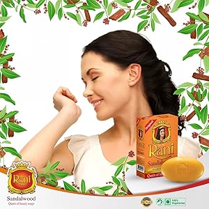 Rani Sri Lanka Sandalwood Queen of Beauty Soaps 