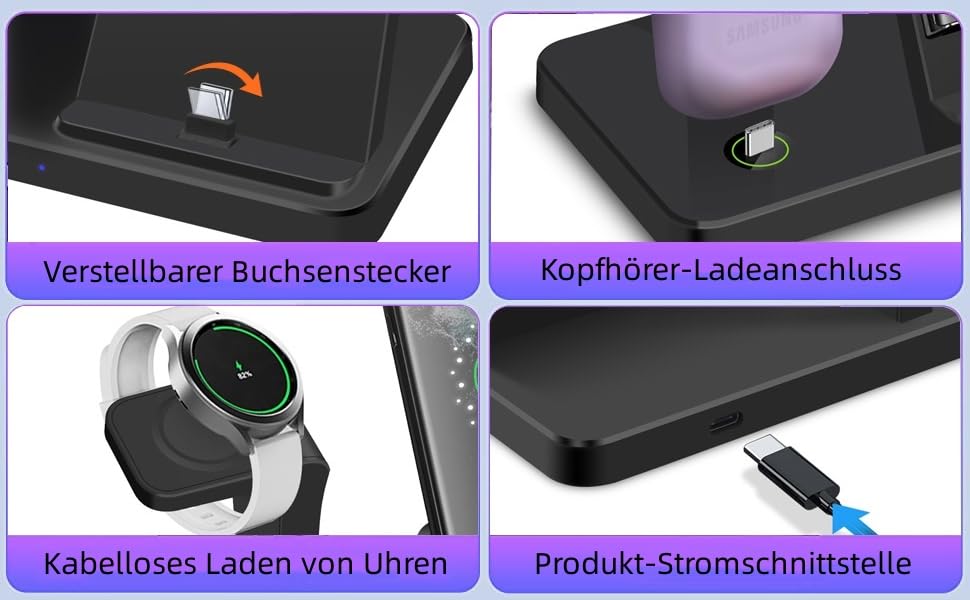 Galaxy S5 Zubehör Induktive Ladestation Mit Case www.amazon.de