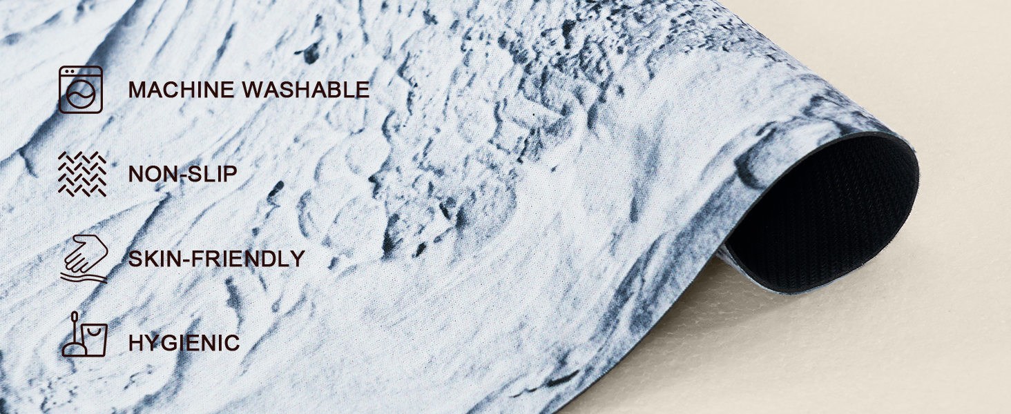 Pilates Reformer Mat, 360° Non Slip SweatWicking Pilates