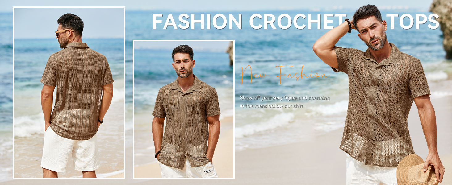 cuban collar shirts for men