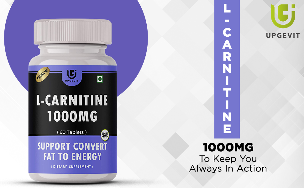 UPGEVIT LCarnitine With LTartrate 1000mg Per Serving supplement