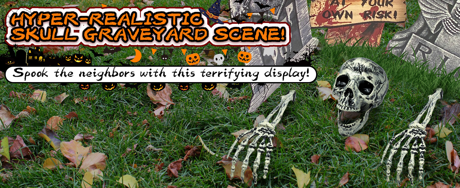 graveyard decorations for halloween
