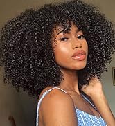 Feibin Mongolian Afro Kinky Curly Human Hair Bundles 8 8 8 Inch 4B 4C Afro Curly Weave Hair Human...