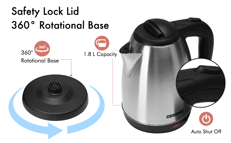 Stainless Steel Electric Kettle 1.8 L